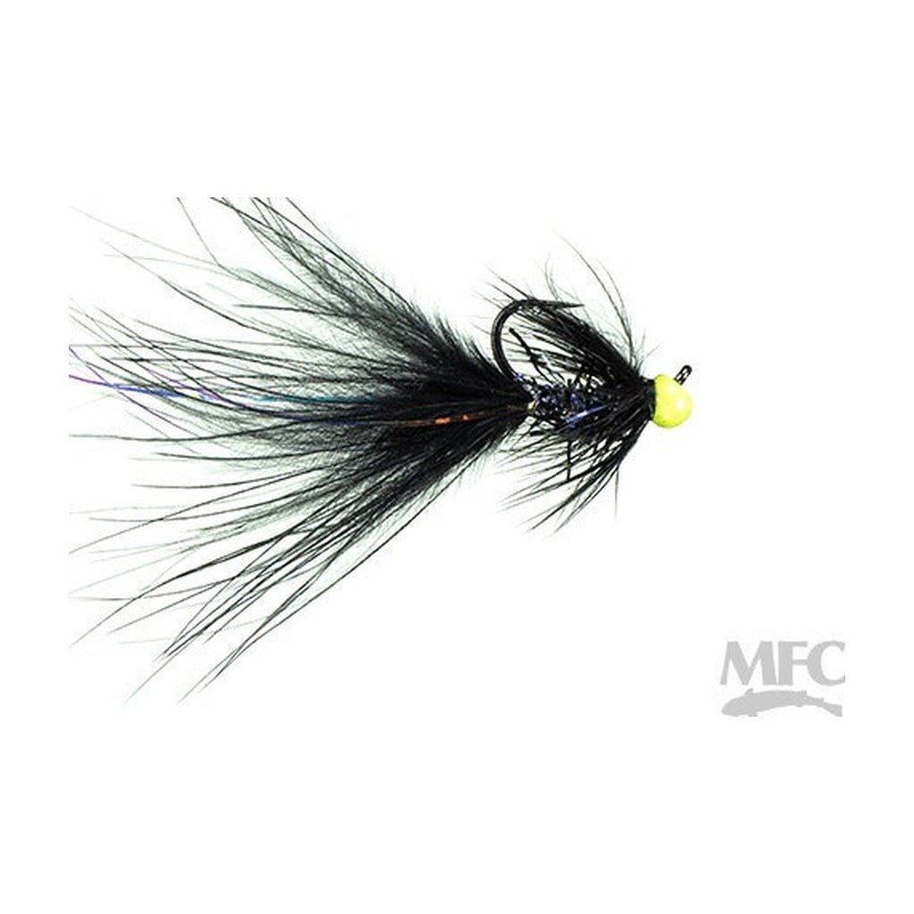 Rowley's Pitching Leech - Black/Chartreuse Bead