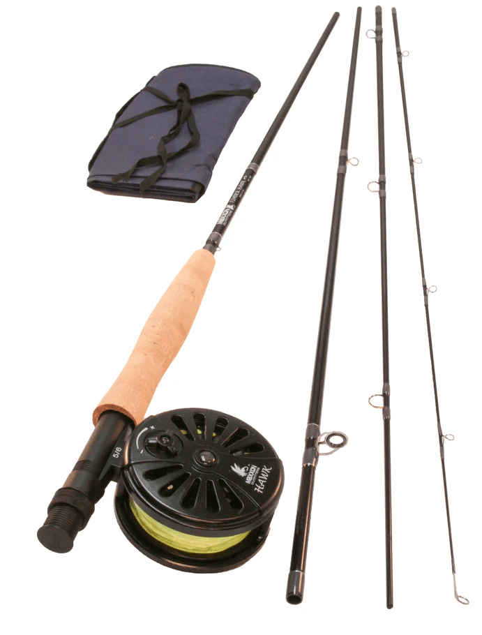 Timber Hawk Fly Rod, Reel & Line Combo Timber Hawk Fly Rod, Reel & Line Combo